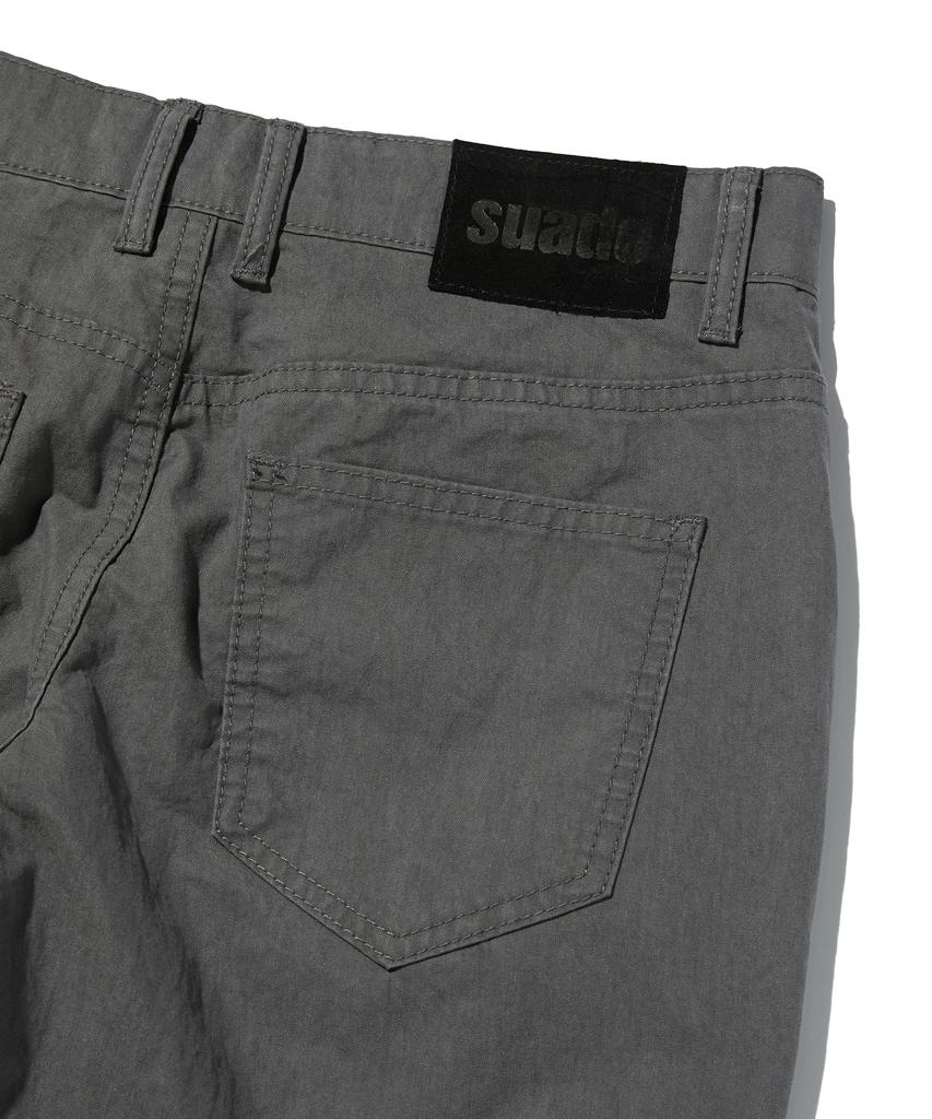 Seuweideu Semi Wide Pants [Charcoal Gray]