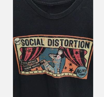 Social Distortion Band Schwarz Geschenk Für Fan S-2345XL T-Shirt