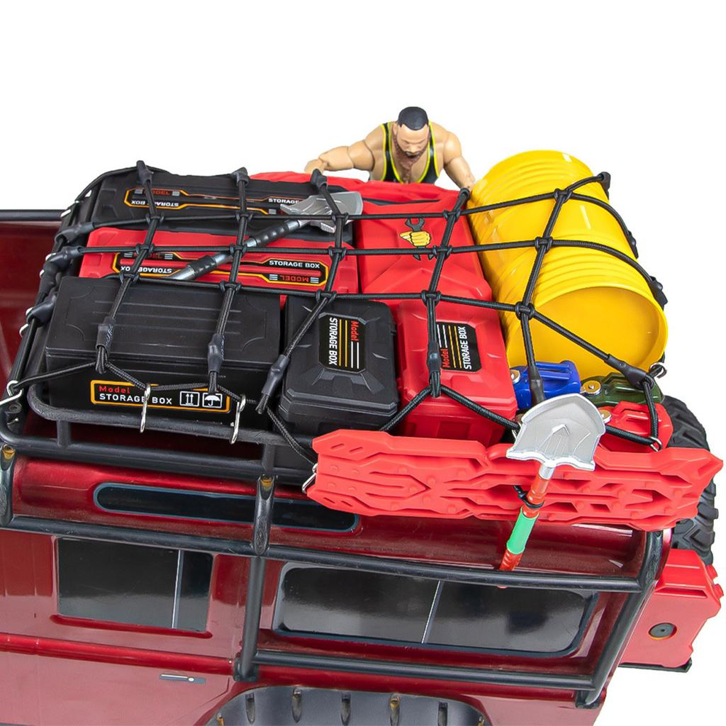 Realistic Camping Storage Case For 1/10 1/8 Remote Control Crawler Travel Accessory Decoration Easy Installation Kits