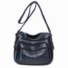 One-shoulder Mother Bag New Washed Skin Soft Skin Middle-aged Women's Crossbody Bag Large Capacity Crossbody Bag