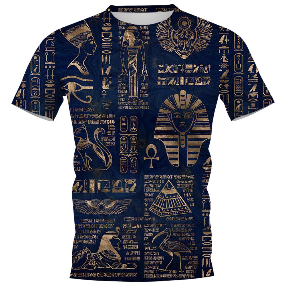 

Футболки HX Eye of Horus Культура Древнего Египта Фараон 3D-печатные графические футболки Повседневные рубашки Футболки Хип-хоп Топы S-7XL XL серый