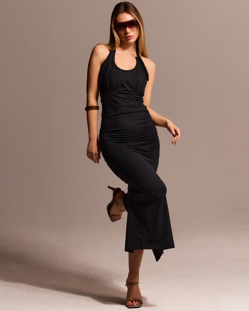 Kulsiseu Cs Halter Sleek Dress-008