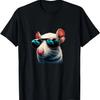 Funny Looking White Rat with Sunglasses T-Shirt