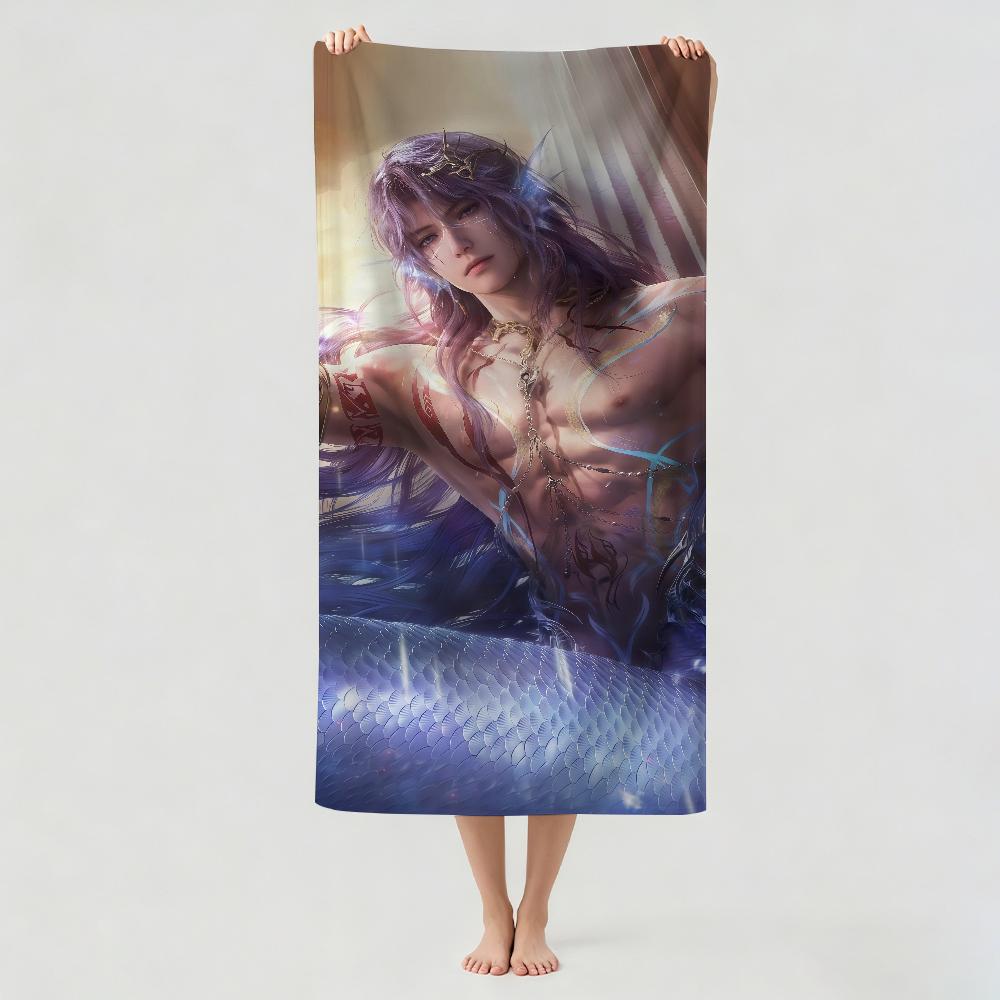 Game Love and Deepspace Rafayel Towel Drying Bath Towel Applicable To Light Swimming Camping Yoga Beach Out
