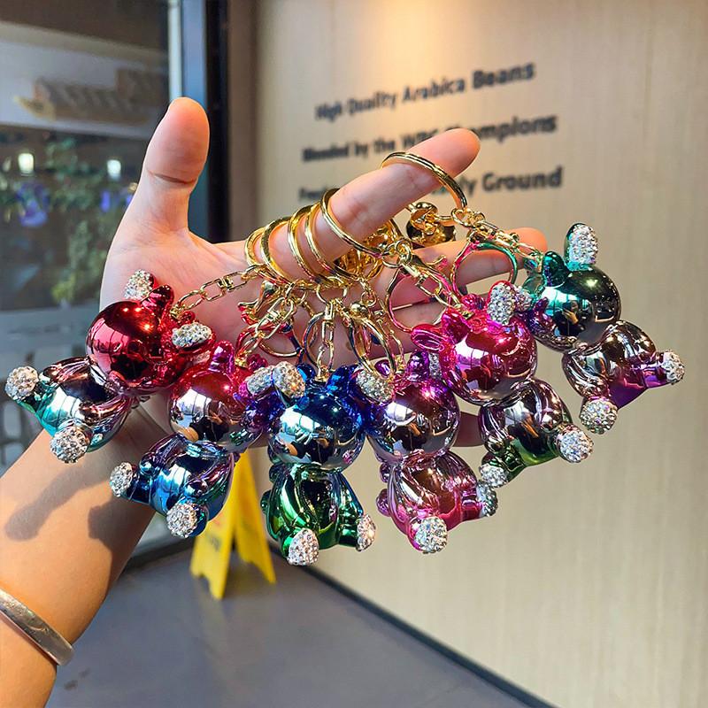 Unicorn Delightful Resin Keychain With Sparkly Rhinestones For Various Celebrations