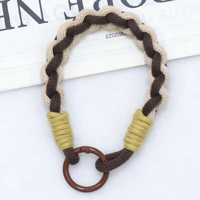 Durable Woven Wrist Phone Lanyard – Universal Short Twist Design