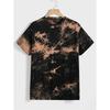 Men's Fashion Tie Dye 3D Printed T-shirt, Summer Street Style Personalized Short Sleeved Top, Casual Harajuku Round Neck Clothing