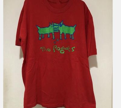 90s Style The Pogues Rough Rough Shane MacGowan Shirt Red Unisex