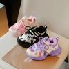 2024 Children Keep Warm Plush Sneakers for Girls Winter New Fashion Korean Style Soft Bottom Anti-slippery Versatile Sports Shoe