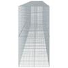 Gabion with Lid 950 X 100 X 200 Cm Galvanized Iron