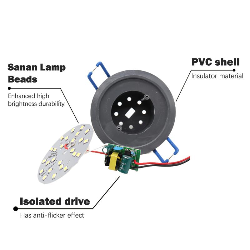 LED-Transformationsbirne 4W LED-Maiskolbenbirne Integrierte Lichtquelle für Deckenleuchter Nachrüstlampe 220V