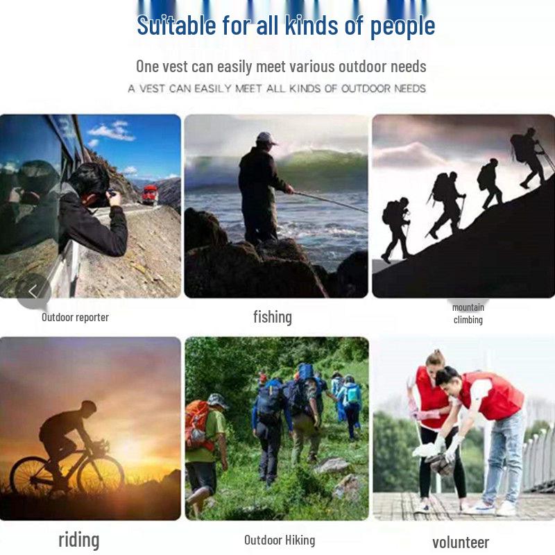 Men's 7XL Quick-Dry Mesh Vest With Multi-Pockets - Breathable Summer Wear