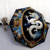 Dragon  Pattern, Automatic Folding Umbrella, Portable and Foldable Design, 8 Ribs, a Christmas or Birthday Gift.