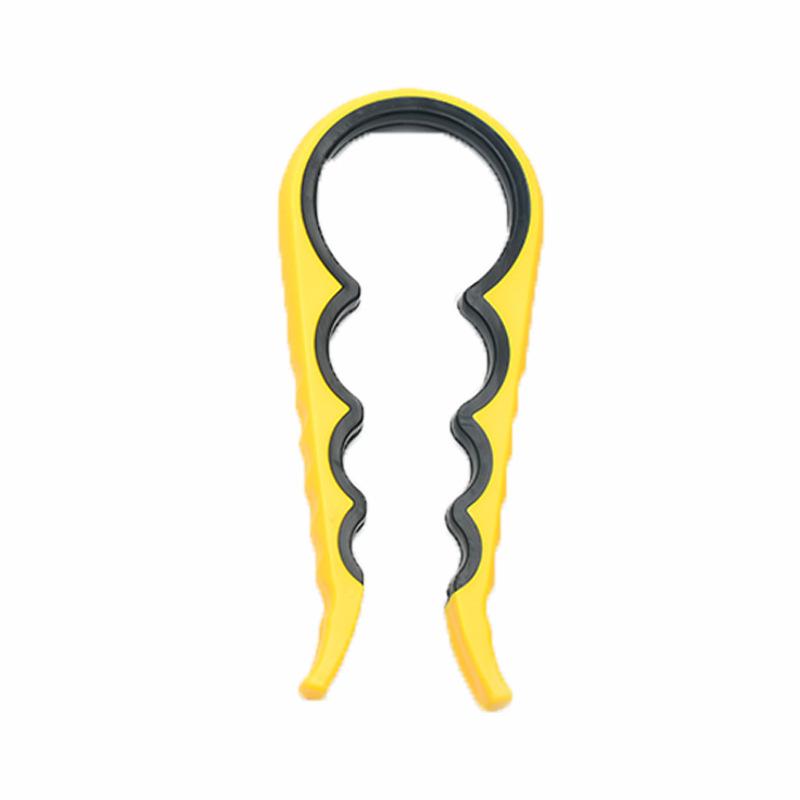 

Multifunctional cap opener, labor-saving and non-slip, creative bottle opener, can opener, twist cap opener лимонно-жовтий колір
