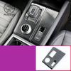 For Mitsubishi Outlander 2023 2024 2025 LHD RHD Carbon fiber color Interior Decoration Cover Stickers ABS Accessories