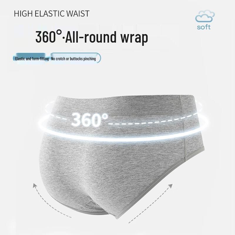 Hug Cotton Women's Pure Cotton Briefs 3-Pack