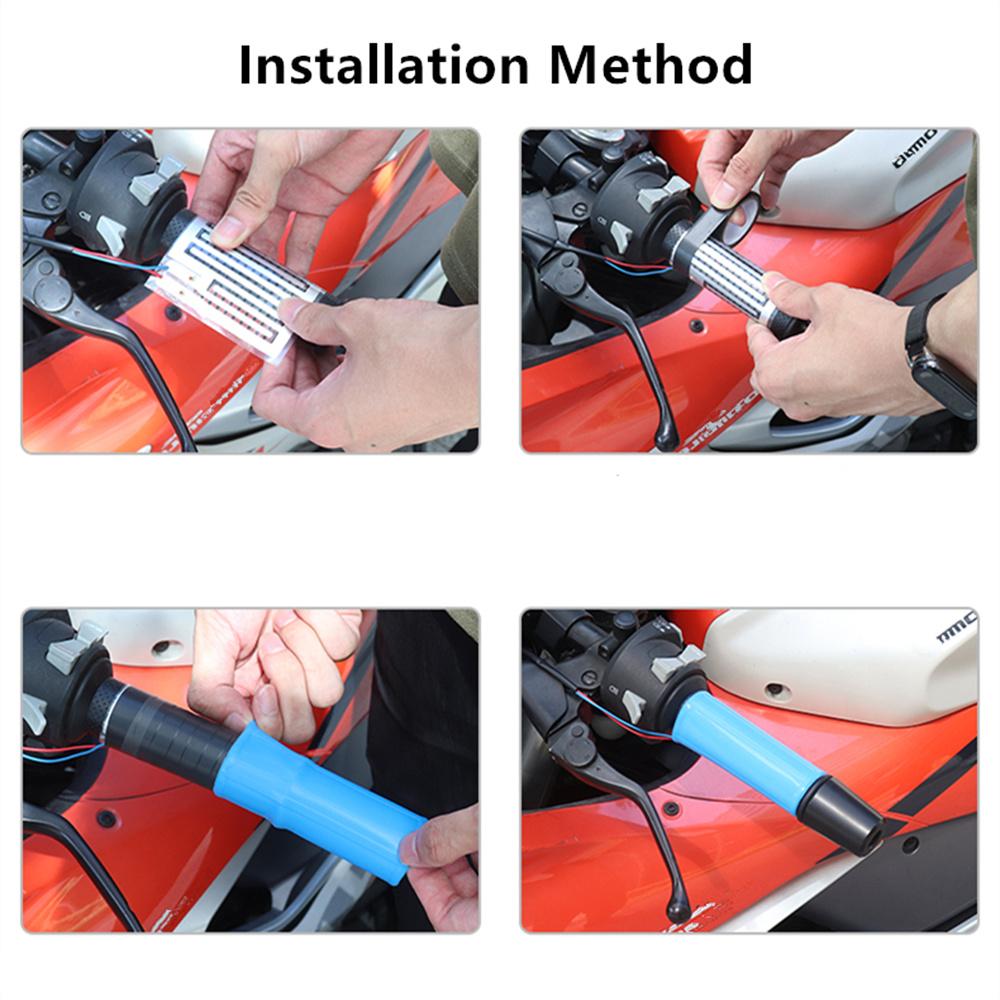 12V Silicone Heating Hand Grip Cover with Three-gear Temperature Control and Timer Switch