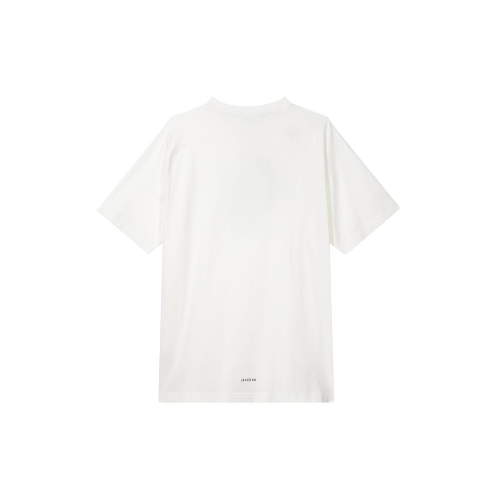 Adidas Italy National Team Football Casual Printed Raglan Sleeve T-Shirt Men Tops White IU2120