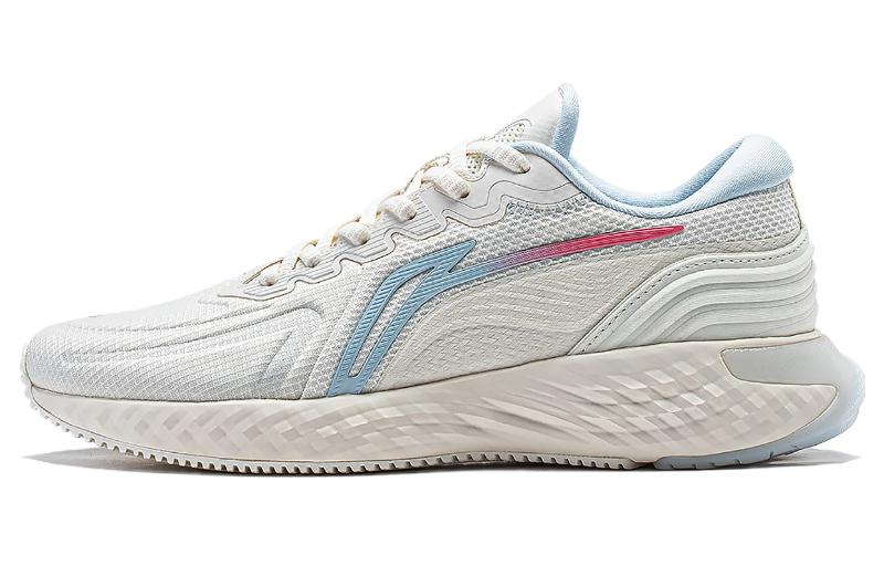 Li Ning Cloud Shield Амортизация Светоотражающий Отскок Низкие Беговые Кроссовки Женские Кремовый ARST058-3 39