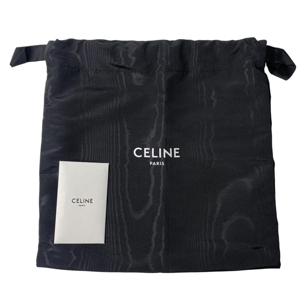 Used CELINEShoulder Bag Emerald Green Leather Women