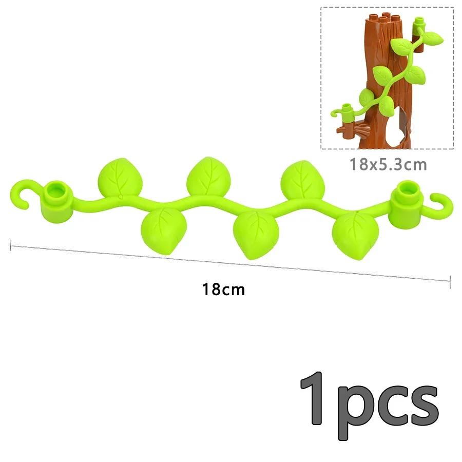 

Строительный блок большого размера, растение, фрукты, аксессуары, цветок, трава, пень, украшение, ферма, совместимые большие тарелки, кирпичные игрушки Duploes