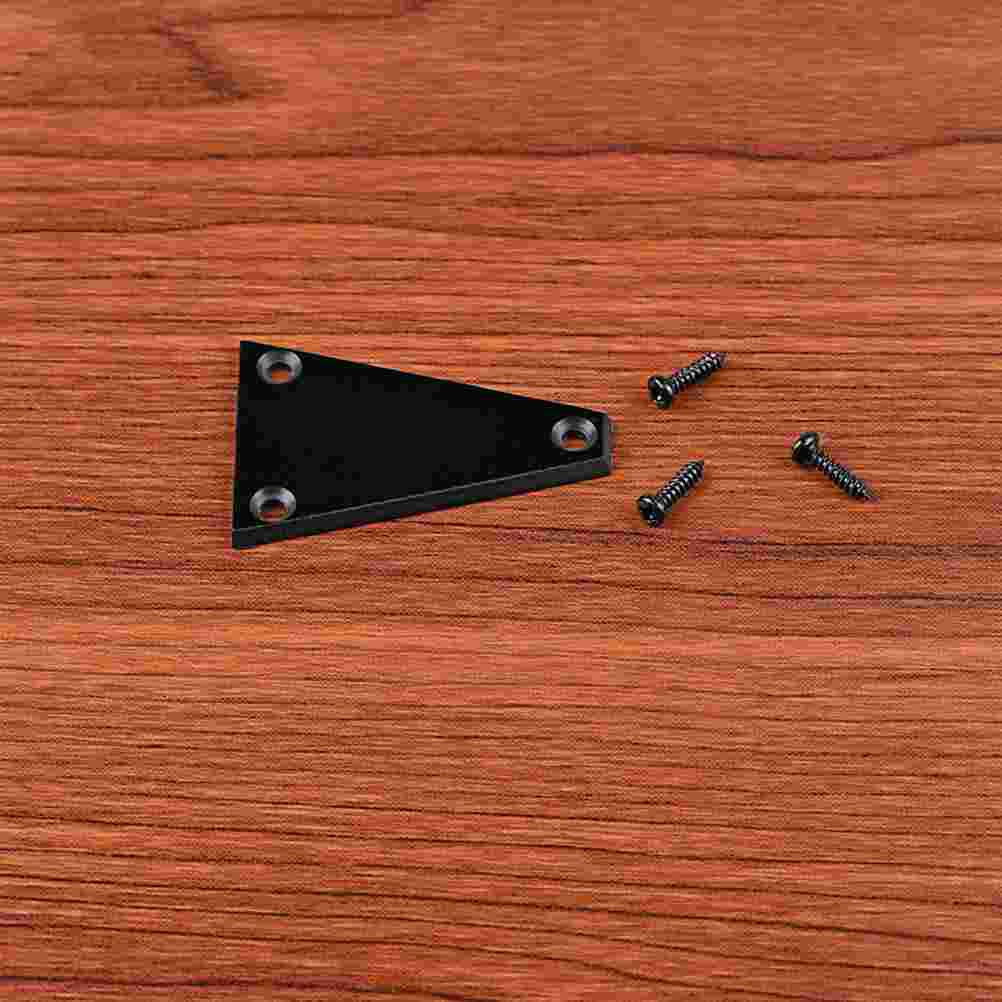 Core Cap Bass Accessories Truss Rod Covers For Guitar Replacements Shape Case Pure Black Electrical