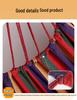 TEMU Dormitory Hammock: Indoor/Outdoor Thickened Hanging Chair & Swing Basket.