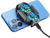 FS01 Dual Fan Rechargeable Mobile Phone Cooler Radiator Long Lasting Stronger Cooling Air Cooling Clip Design with Game Button