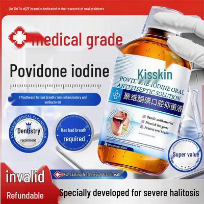 Antisektická ústní voda s povidonem-jodem