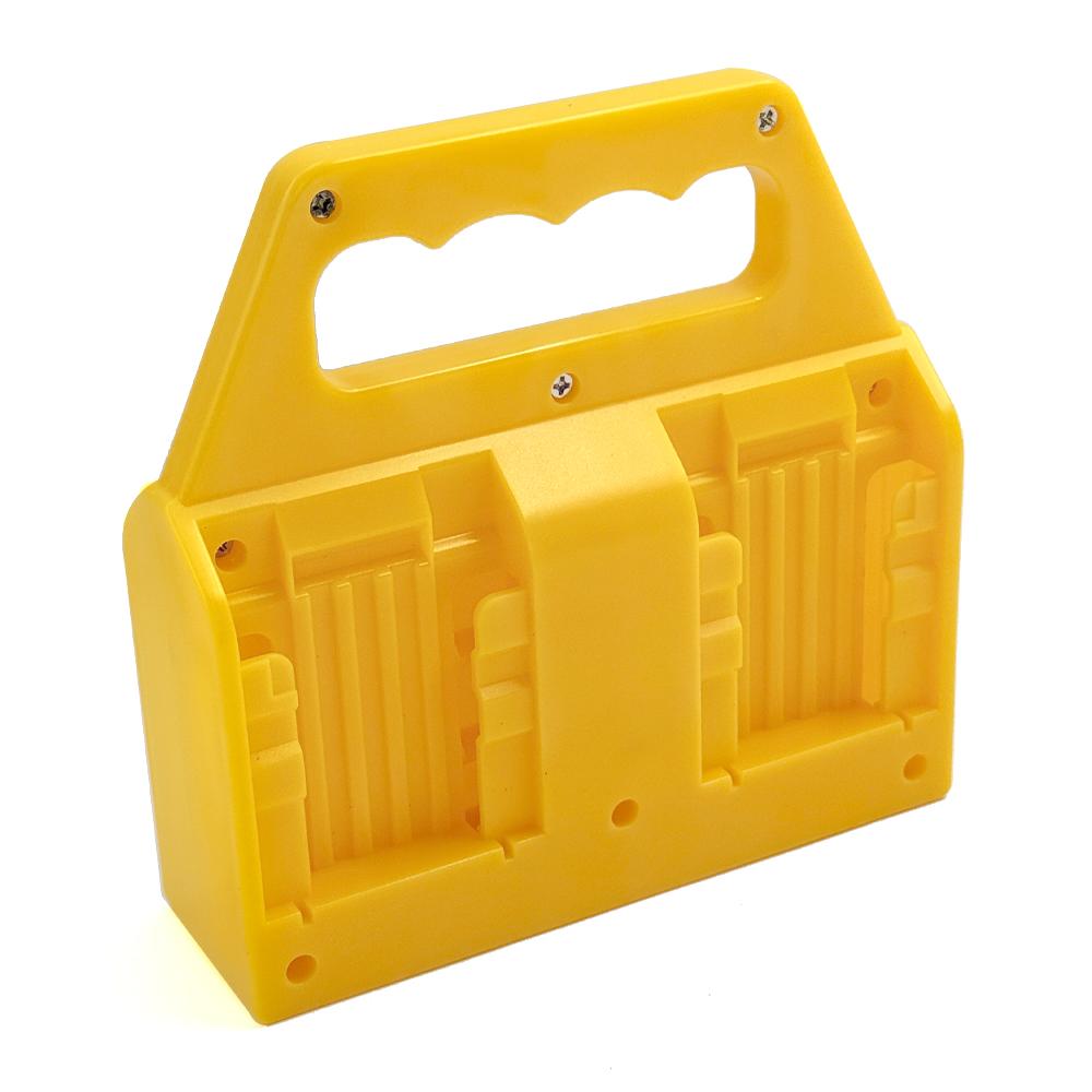 1-Slot Battery Holder Compatible with for Dewalt 11V/18V Batteries,Portable Battery Holder with Handle for Storage and Transport