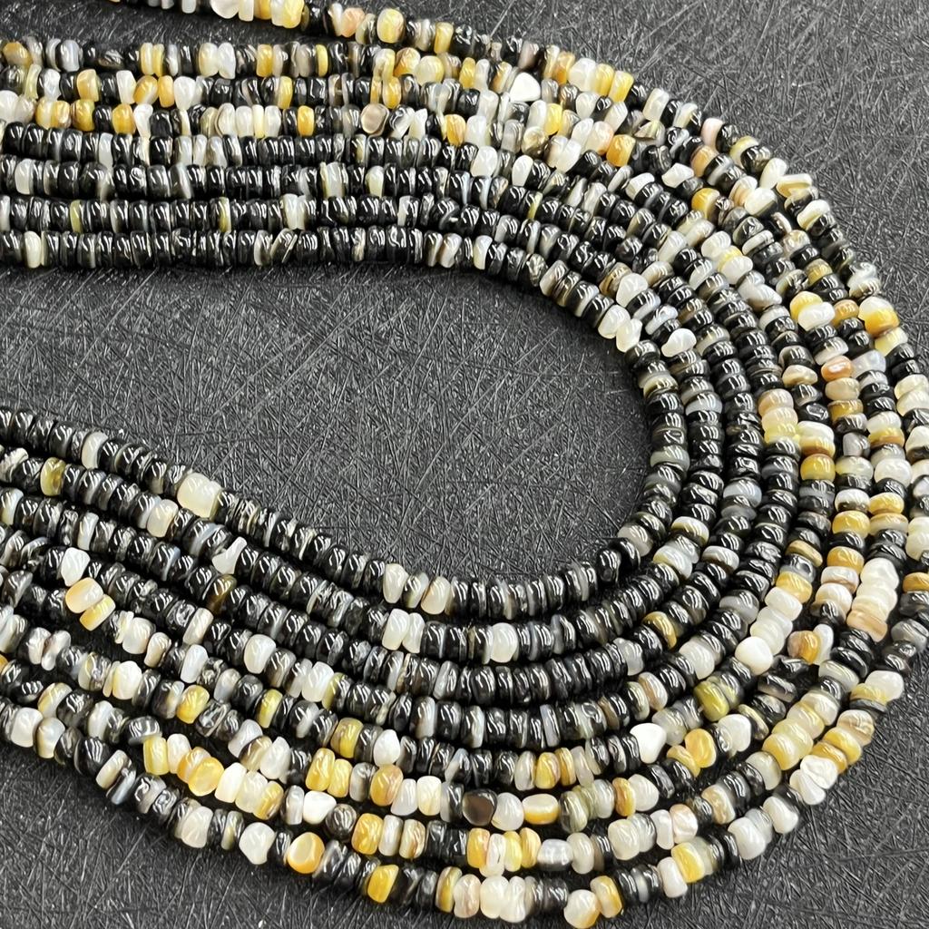 Natural Shell Beads, Fashion Handmade Irregular Loose Spacer Beads for Jewelry Making DIY Necklace, Bracelet, and Anklet Accessories, Crafts 38cm