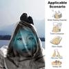 Abstract Fashion Portrait Blanket Soft Throw Blanket For Home Bedroom Bed Sofa Travel Office Solid Christmas Blanket