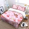 Cute Cowboy Hat Pattern Set Bedding Set with 1 Duvet Cover 2 Pillowcases Single Double King Queen, Gift