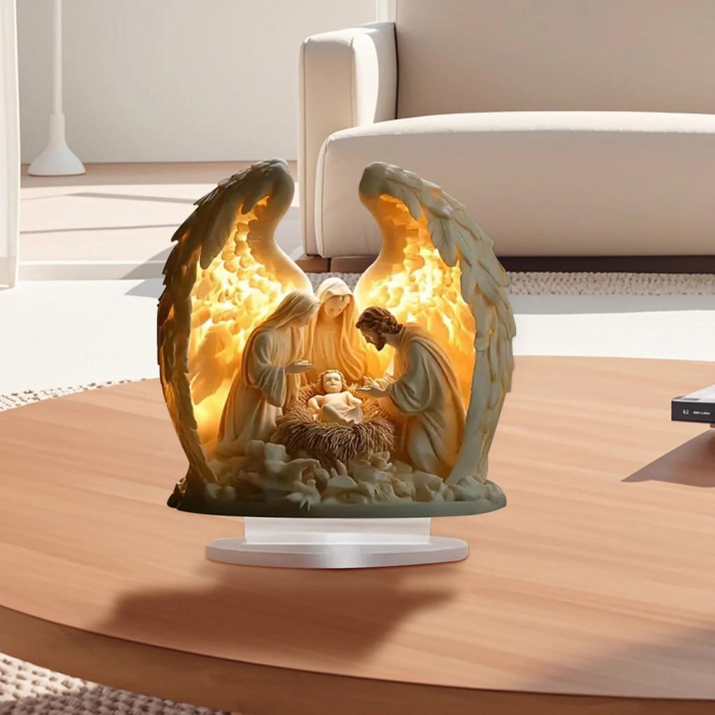 Utsökt kors akryl prydnad prydnader