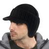 Warm Ear Flaps Cap Ear Protection Peaked Knit Cap Winter Beanie Hat  Men
