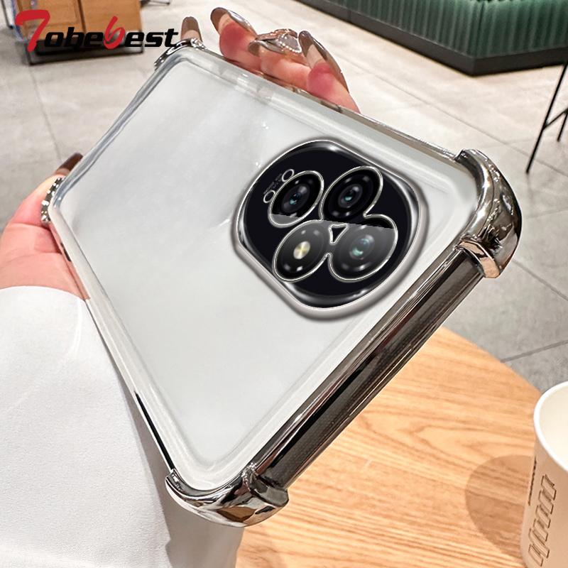 Clear Transparent Shockproof Plating Silicone Case For Huawei Honor 200 100 90 80 70 60 Pro Soft Back Cover