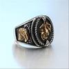 New Hip Hop Style American Seagull Military Ring for Men