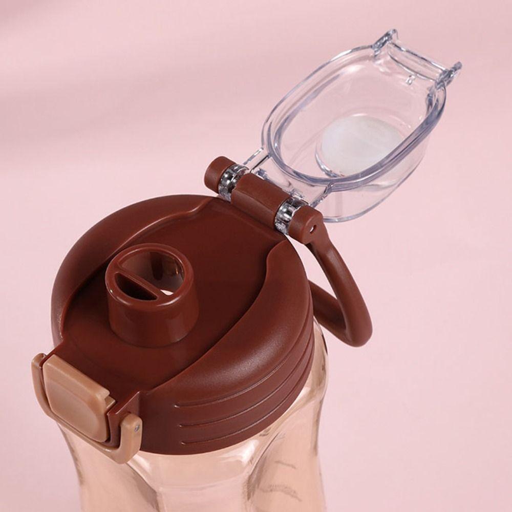 PC Sports Water Bottle with Straw Large Capacity Sports Kettle Drinking Sports Water Cup  Summer