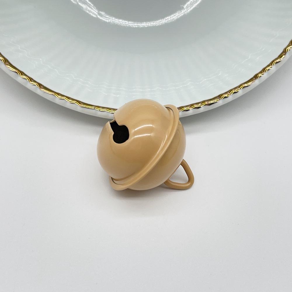 22mm Candy Color Bells for DIY Jewelry & Keyring Gifts - Metal Baked Paint Christmas Accessories