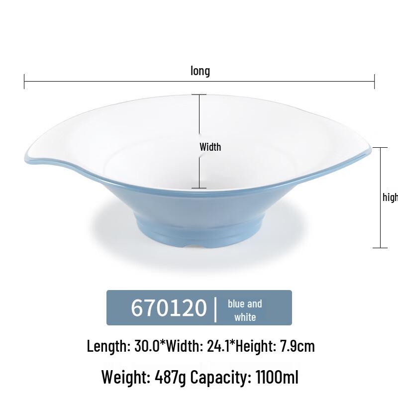 

Chinese Style Melamine Soup Noodle Bowl