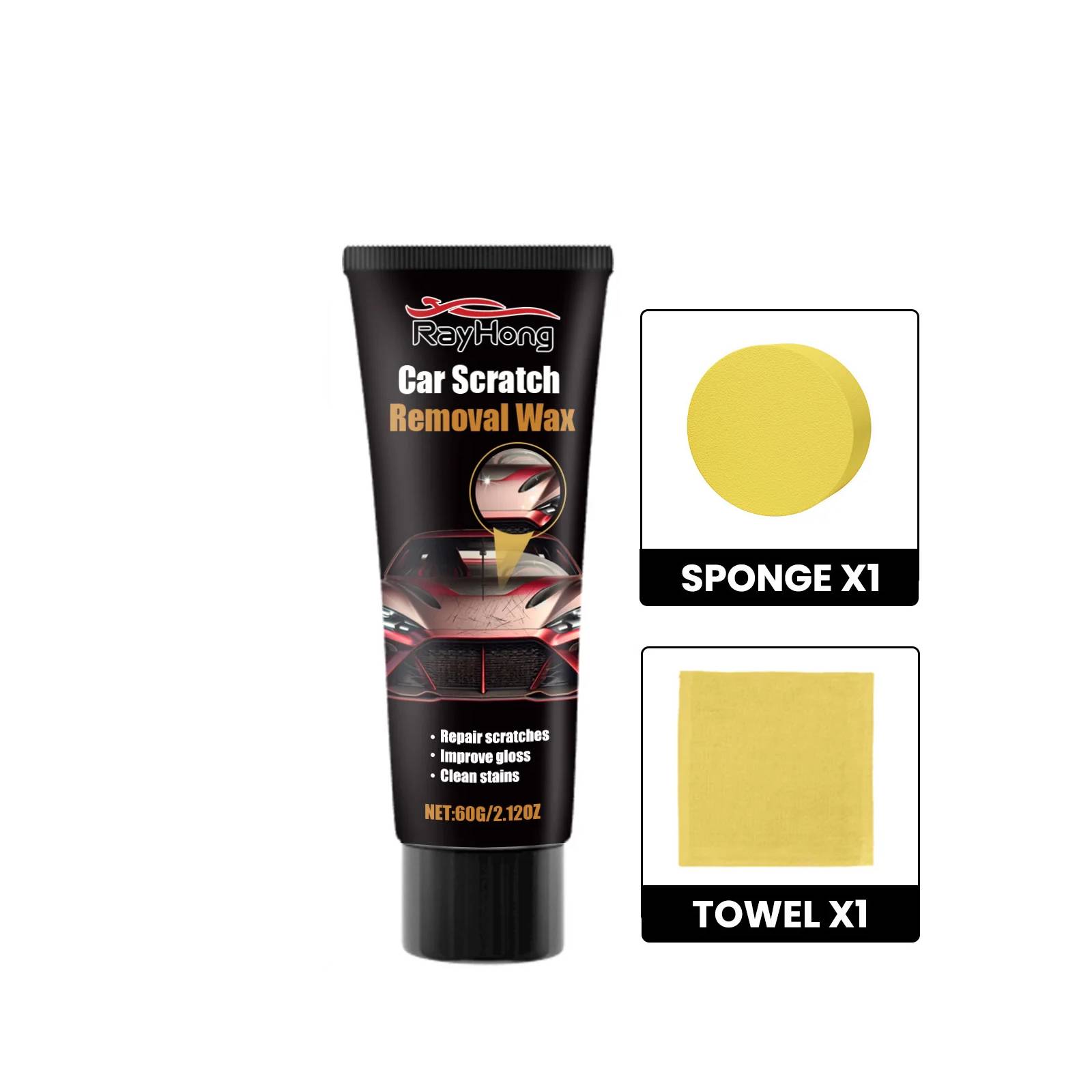 

60ml Car Scratch Removal Paste for Deep Scratches Trucks Car Scratch Repair Tools Grinding Paste Paint Care Car Scratch Remover