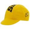 Santini Tour de France Official Cycling Cap, Yellow, RE460COT-2TDF
