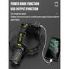 XHP360 High Power Fishing Headlamp USB Rechargeable LED Flashlights Camping Hiking Light Headlight Can Be Used As A Power Bank