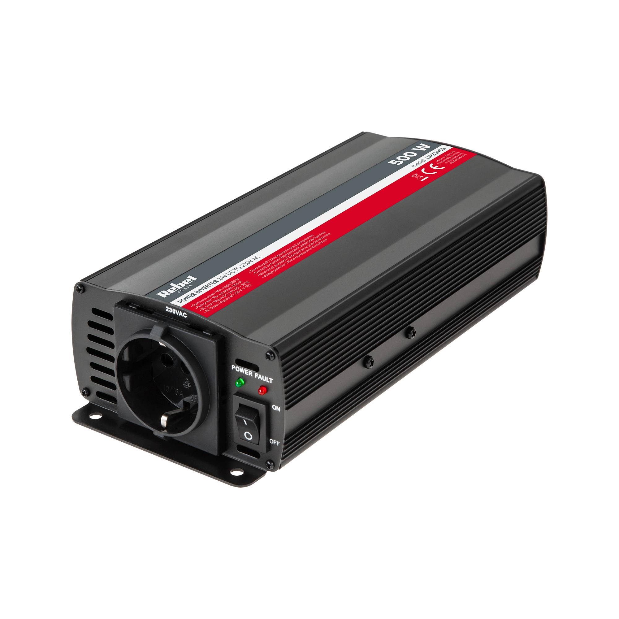 Convertitore di Tensione per Auto Rebel 24V 230V 500W/1000W