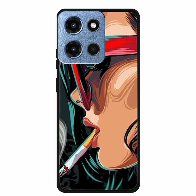 For Motorola G 5G 2025 Case Bumper Soft TPU Silicone Back Cover Cartoon Phone Cases For Motorola Moto G 5G 2025 Fundas Coque