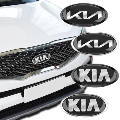Car Front Hood Emblem Rear Trunk Badge Sticker For Sportage Ceed Sorento Cerato Optima Picanto Rio Soul K3 K5 Stonic Fitting