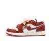 Air Jordan 1 Resistenti allo Scivolamento Resistenti all'Abrasione Basse Scarpe da Basket Vintage Donna Rosse FJ3465-160(Team676-)