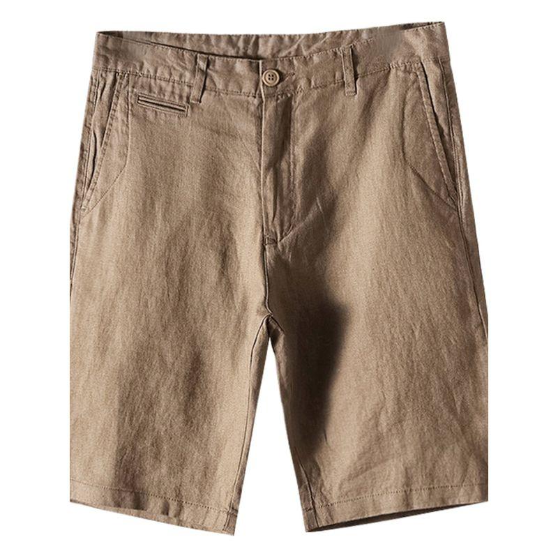Pure Linen Summer Leisure Export Export Men's Shorts