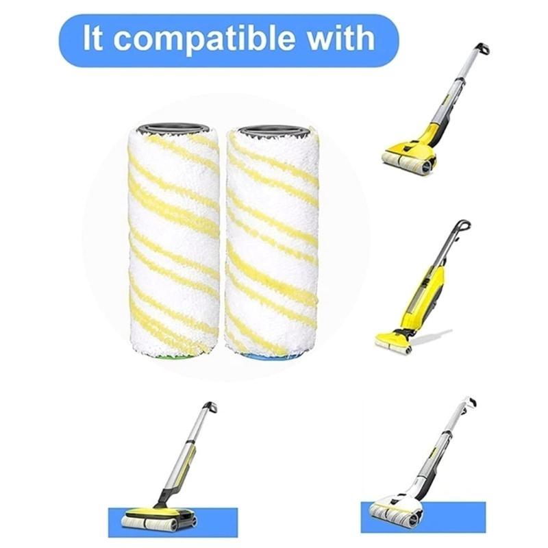 Роликовая щетка для Karcher FC5 FC7 для мытья пола Основная щетка Подметальная машина Пылесос 8 шт. China Mainland