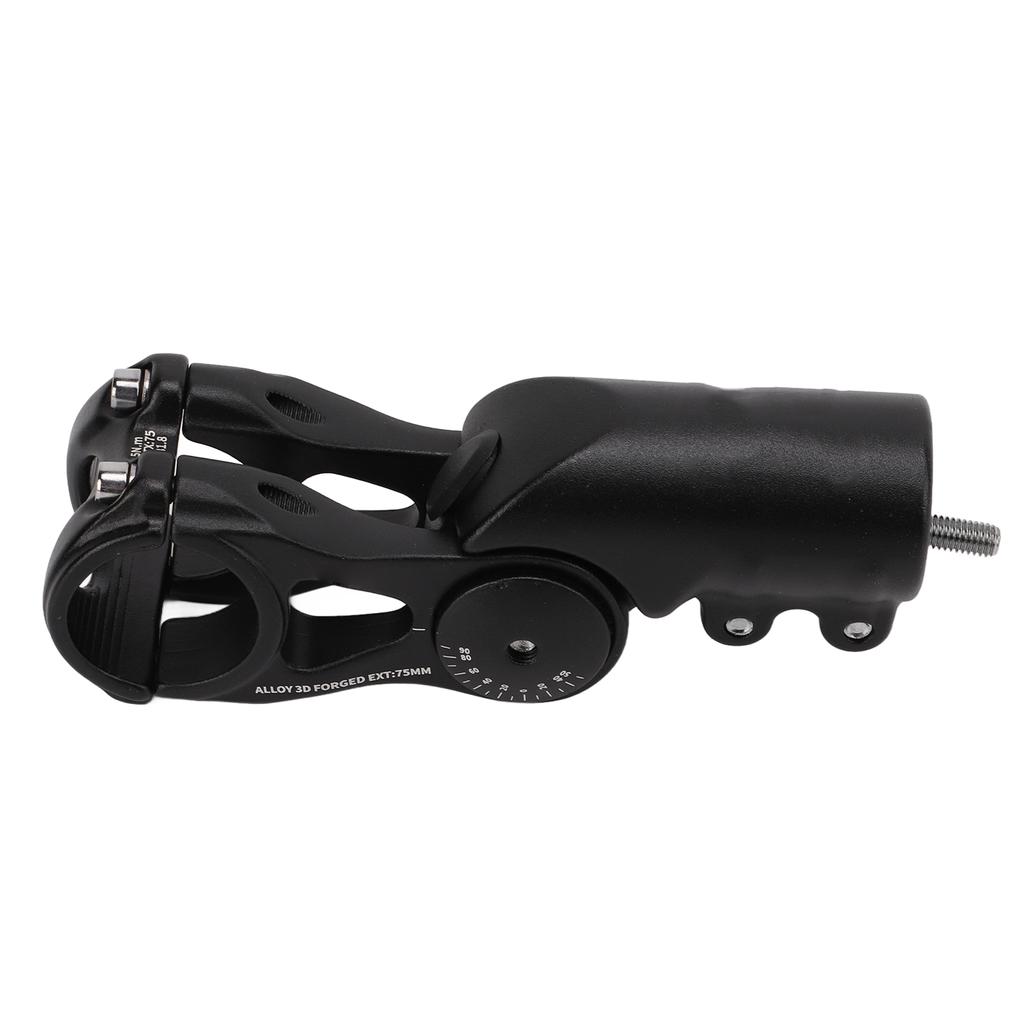 Bike Stem Angle Adjustable Height Riser 31.8x75mm Stem Mountain Bicycle Cycling Parts